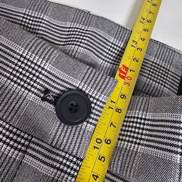 Lane‎ Bryant Sophie Straight Fit Bootcut Pants Petite Plaid Gray Women 20 Short - Picture 10 of 12